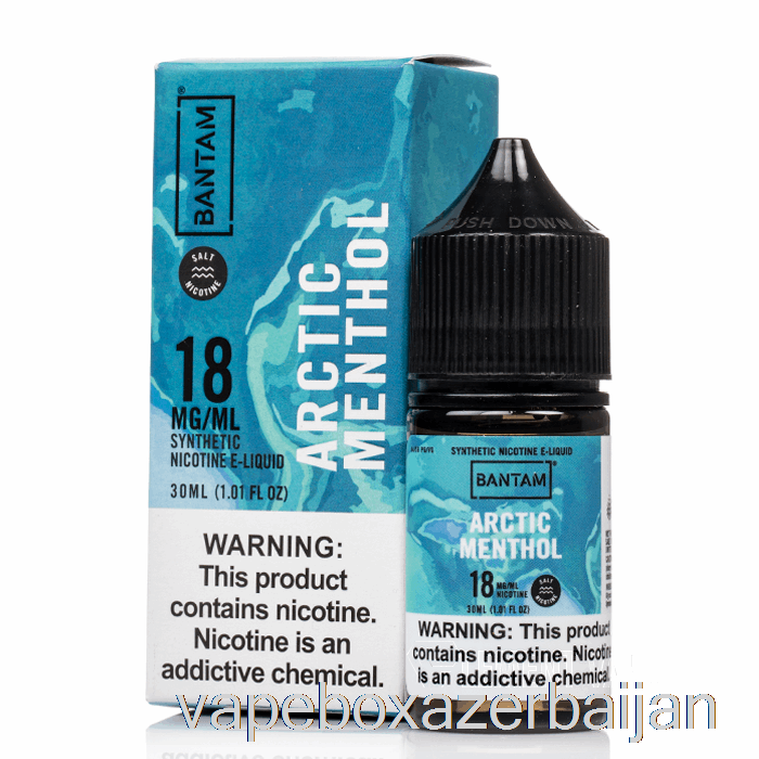 E-Juice Vape Arctic Menthol - Bantam SALTS - 30mL 18mg